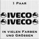 Iveco mit Logo Aufkleber 1 Paar. Jetzt bestellen! ✅