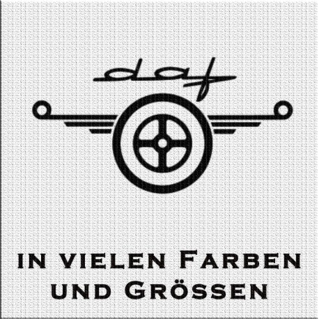 DAF Logo Variante 2 Aufkleber 1 Stück. Jetzt bestellen!✅