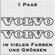 Volvo Schriftzug in Kontur Aufkleber Paar. Jetzt bestellen!✅