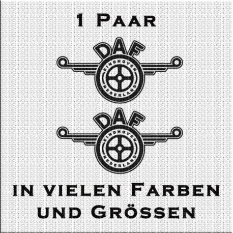 DAF Logo Variante 4 Aufkleber Paar. Jetzt bestellen!✅