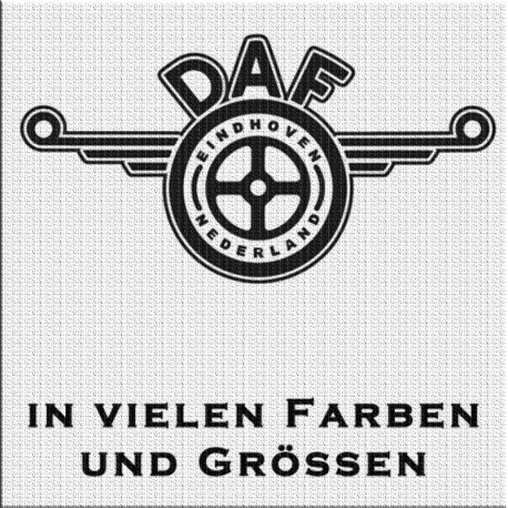 DAF Logo mit Eindhoven Nederland Aufkleber 1 Stück. Jetzt bestellen!✅