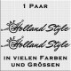 Holland Style DAF Aufkleber Variante 2 Aufkleber Paar. Jetzt bestellen!✅