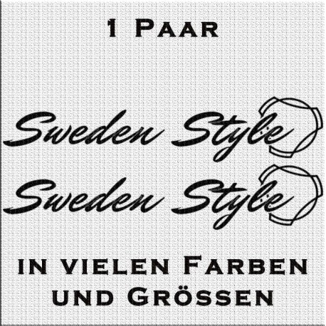 Sweden Style Scania Aufkleber Variante 2 Aufkleber Paar. Jetzt bestellen!✅