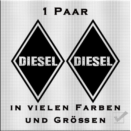 Raute Aufkleber Diesel Variante 1.Jetzt bestellen!✅