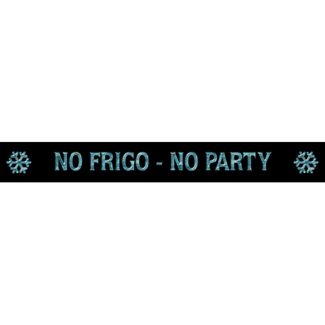 Edel bedruckte Heckschürze - NO FRIGO-NO PARTY. Jetzt bestellen! ✅