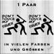 Don`t touch my Truck Aufkleber Paar. Jetzt bestellen!✅
