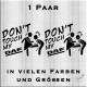 Don't touch my DAF Woman Aufkleber Paar. Jetzt bestellen!✅