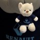 Teddybär mit Shirt bedruckt mit Renault
