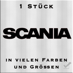 Scania Schriftzug Aufkleber 1 Stück. Jetzt bestellen! ✅