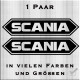 Scania Schriftzug mit Umrandung Variante 4 -1 Paar. Jetzt bestellen!✅