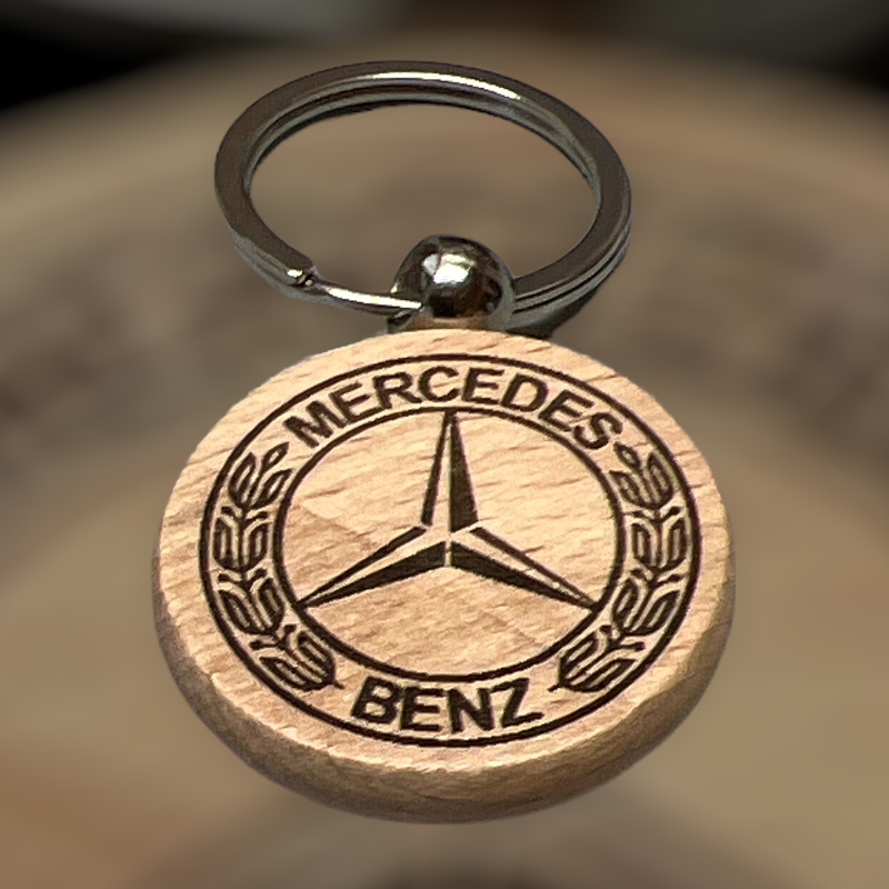 Mercedes Schlüsselanhänger silber 
