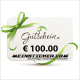 € 100.00 € Geschenkgutschein von meinsticker.com® - jetzt bestellen! ✅