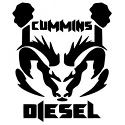 Cummins Diesel Aufkleber