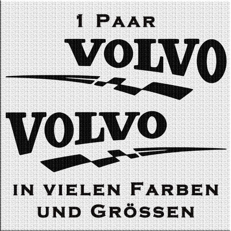 Volvo Spezial - Aufkleber Paar preiswert bei