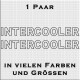 Intercooler Schriftzug - 1 Paar. Jetzt bestellen!✅
