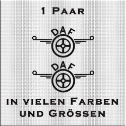 DAF Logo - Aufkleber - Paar