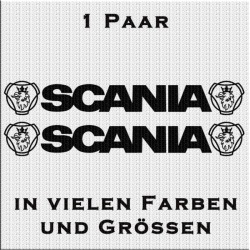 Scania mit Logo Aufkleber 1 Paar