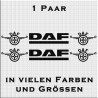 DAF mit Logo Aufkleber 1 Paar. Jetzt bestellen!✅
