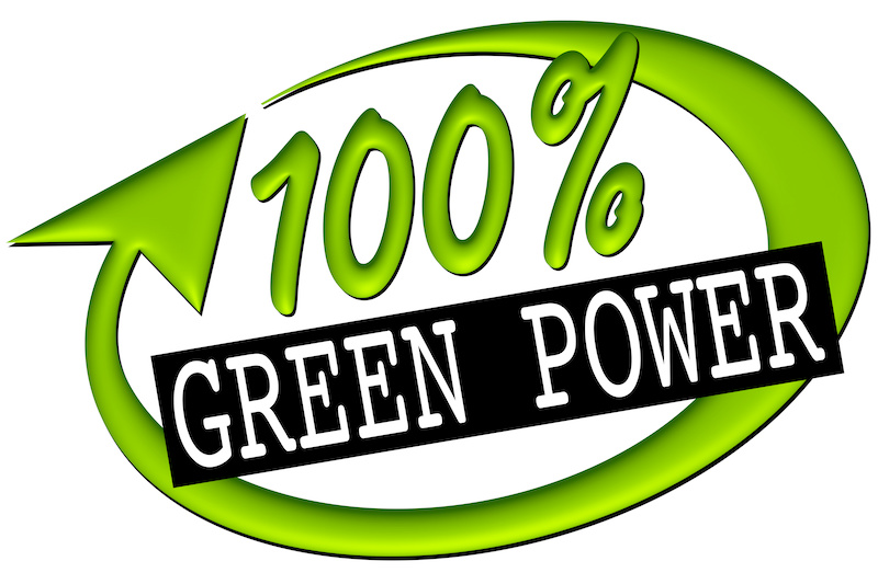 100 Prozent Green Power bei meinsticker-